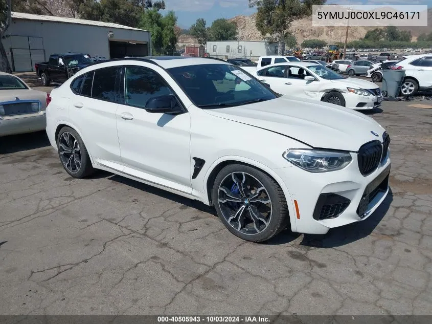 2020 BMW X4 M Competition VIN: 5YMUJ0C0XL9C46171 Lot: 40505943