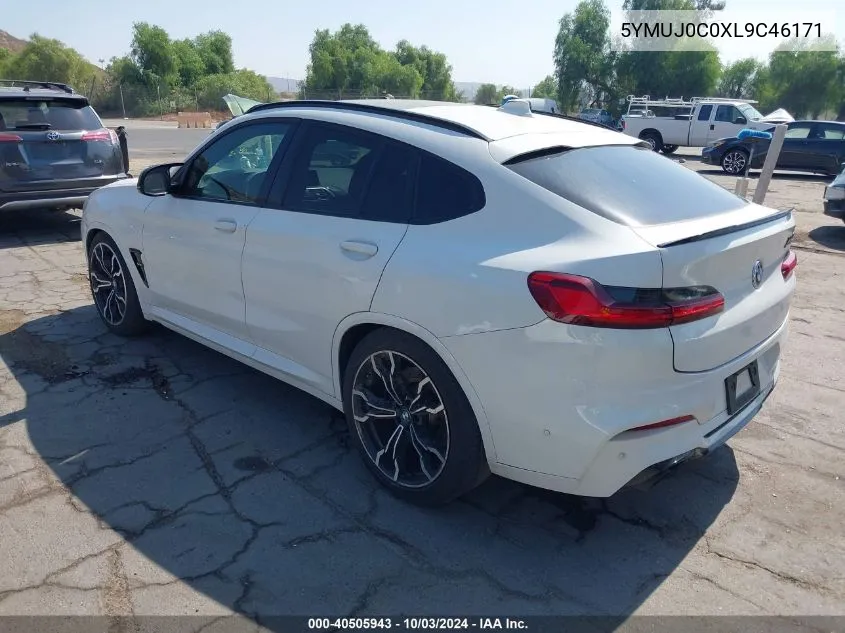 2020 BMW X4 M Competition VIN: 5YMUJ0C0XL9C46171 Lot: 40505943