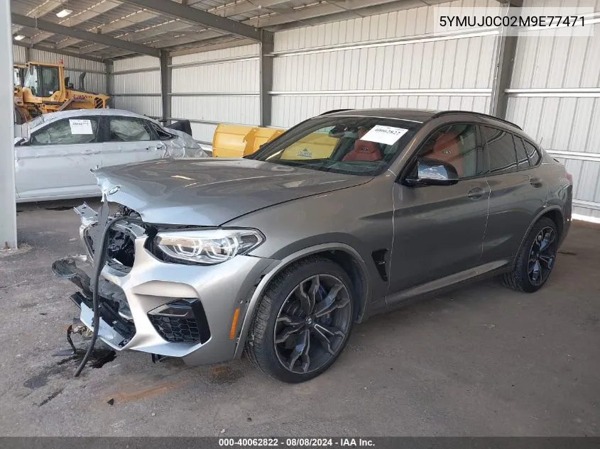 5YMUJ0C02M9E77471 2021 BMW X4 M