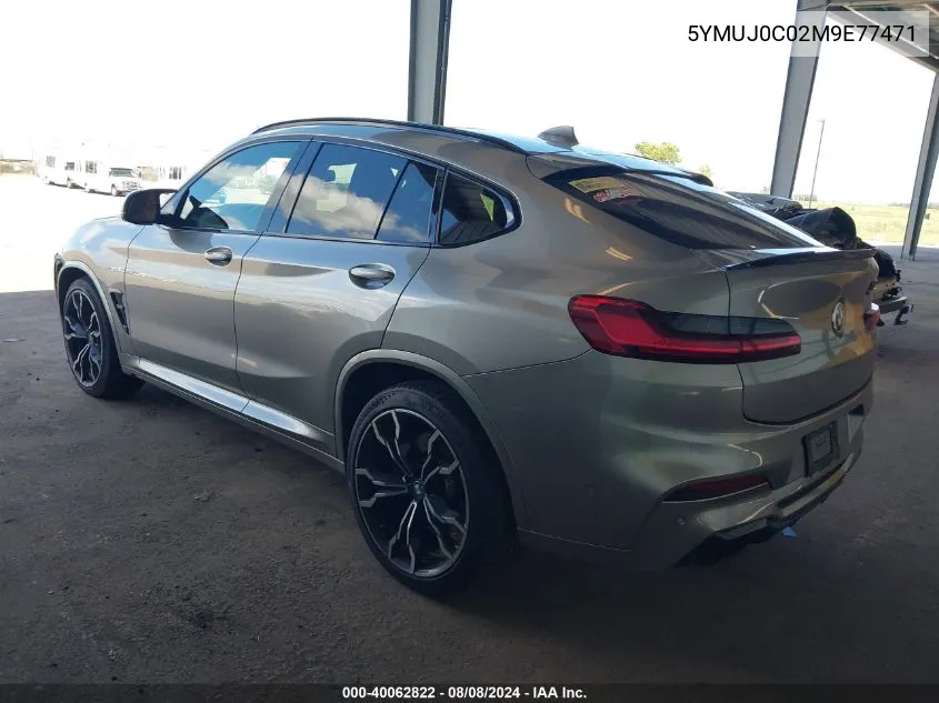 5YMUJ0C02M9E77471 2021 BMW X4 M