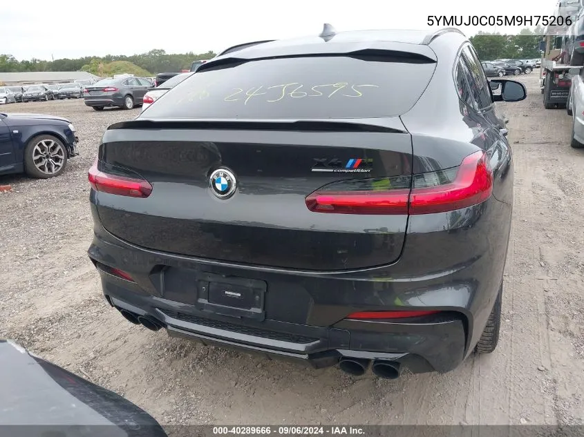 5YMUJ0C05M9H75206 2021 BMW X4 M