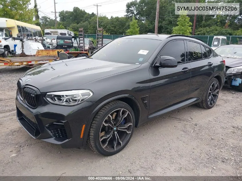 5YMUJ0C05M9H75206 2021 BMW X4 M