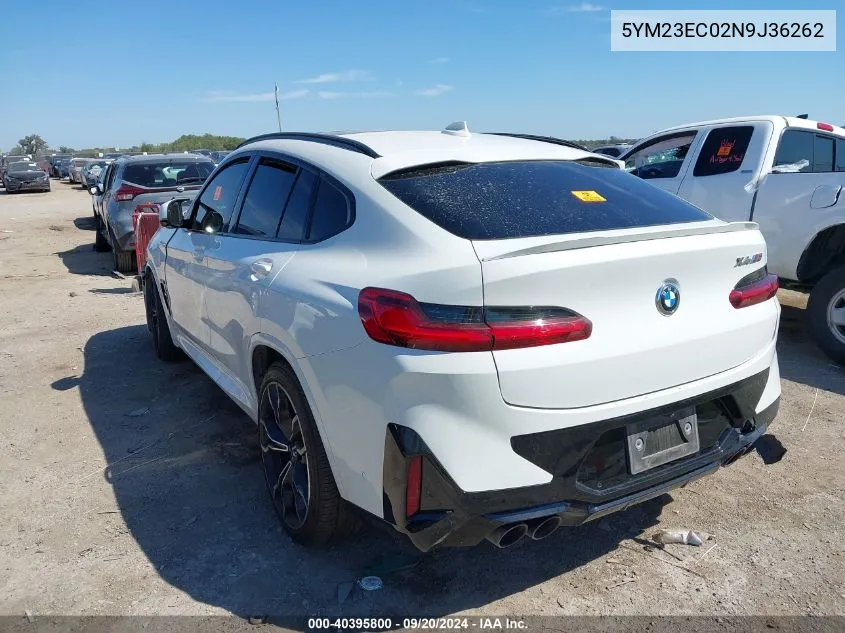 5YM23EC02N9J36262 2022 BMW X4 M