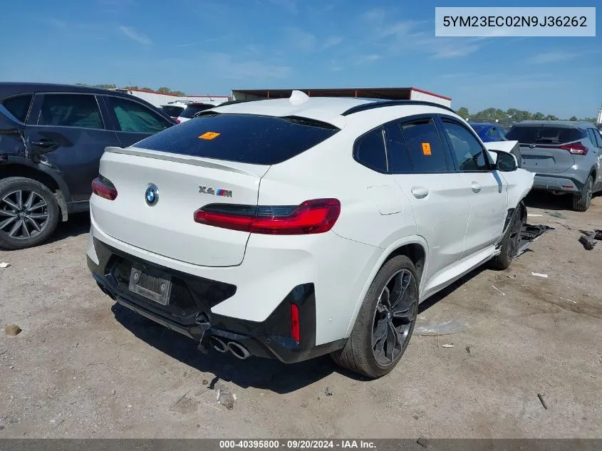 5YM23EC02N9J36262 2022 BMW X4 M