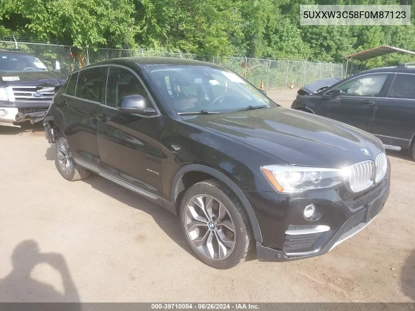 5UXXW3C58F0M87123 2015 BMW X4 xDrive28I