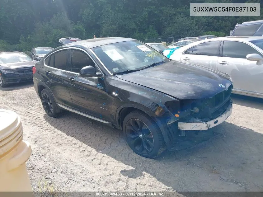 5UXXW5C54F0E87103 2015 BMW X4 xDrive35I