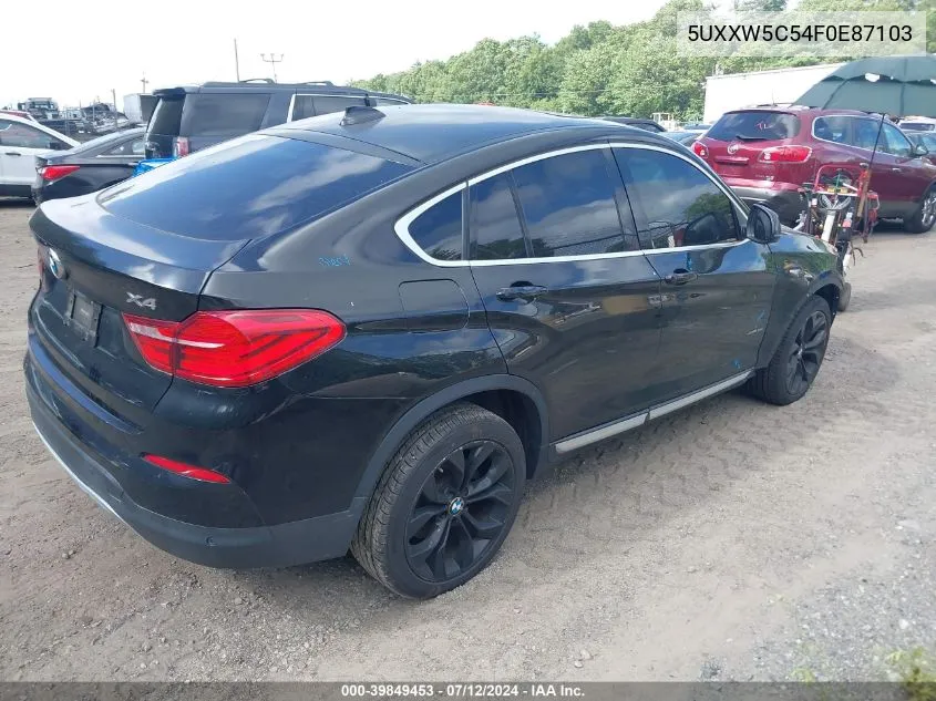 5UXXW5C54F0E87103 2015 BMW X4 xDrive35I