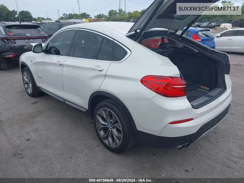 5UXXW3C58F0M87137 2015 BMW X4 xDrive28I