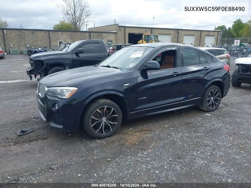 2015 BMW X4 xDrive35I VIN: 5UXXW5C59F0E88490 Lot: 40516208