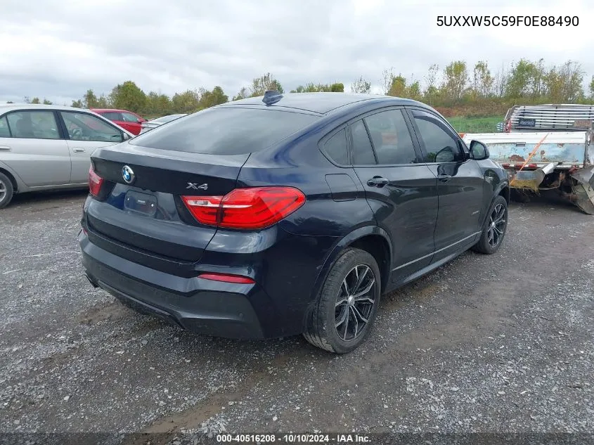 2015 BMW X4 xDrive35I VIN: 5UXXW5C59F0E88490 Lot: 40516208