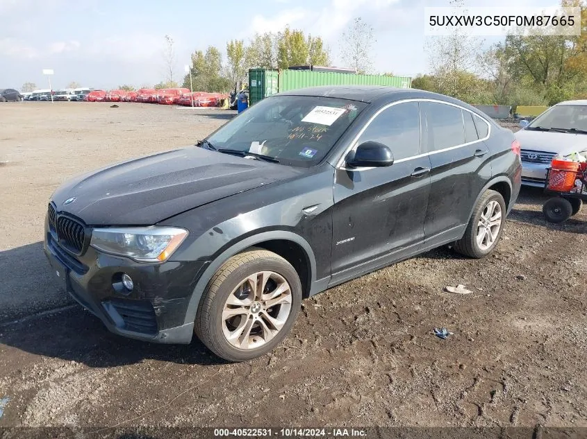 5UXXW3C50F0M87665 2015 BMW X4 xDrive28I