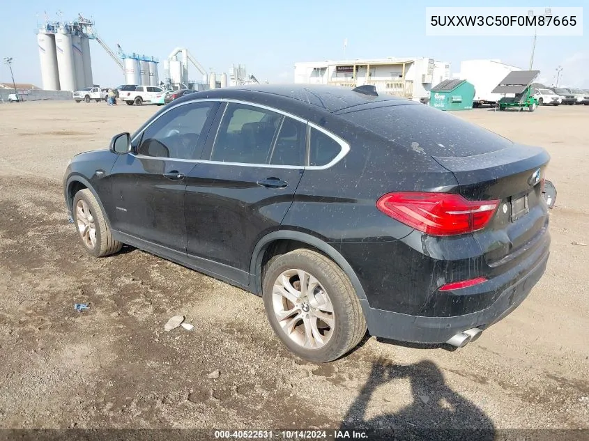 5UXXW3C50F0M87665 2015 BMW X4 xDrive28I