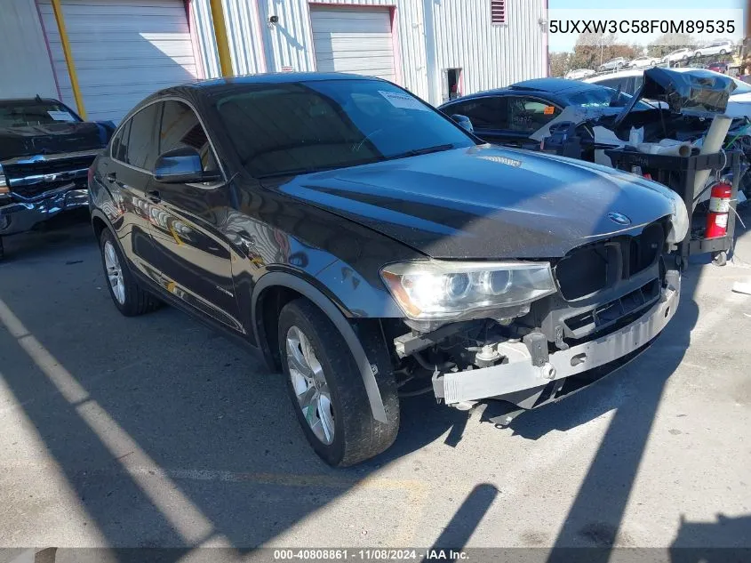 5UXXW3C58F0M89535 2015 BMW X4 xDrive28I