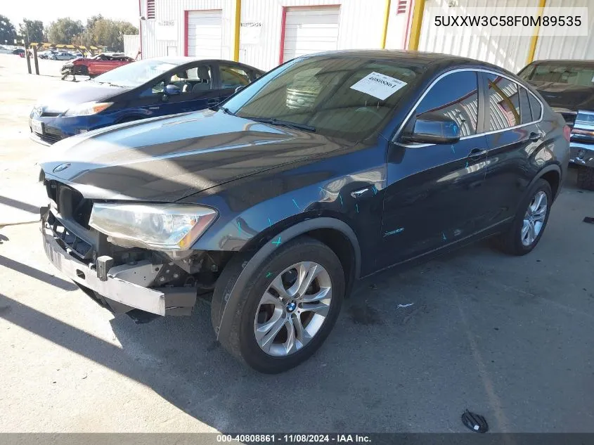 5UXXW3C58F0M89535 2015 BMW X4 xDrive28I