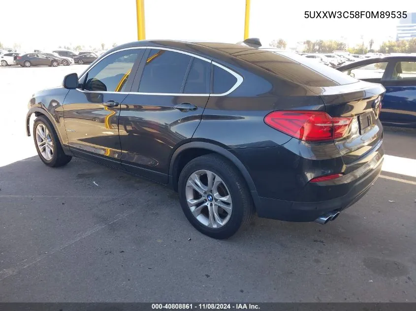 5UXXW3C58F0M89535 2015 BMW X4 xDrive28I