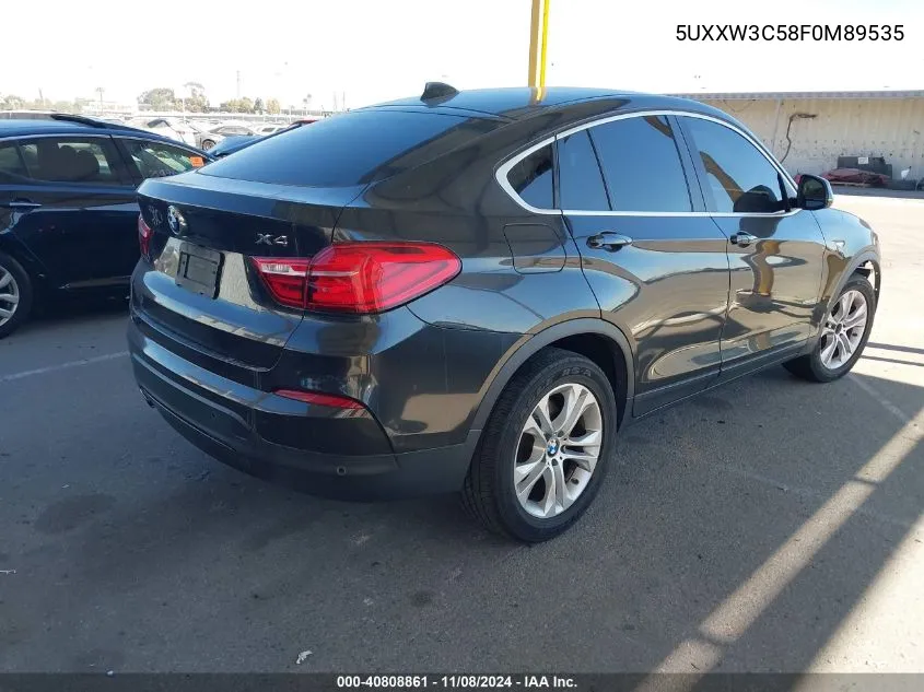 5UXXW3C58F0M89535 2015 BMW X4 xDrive28I