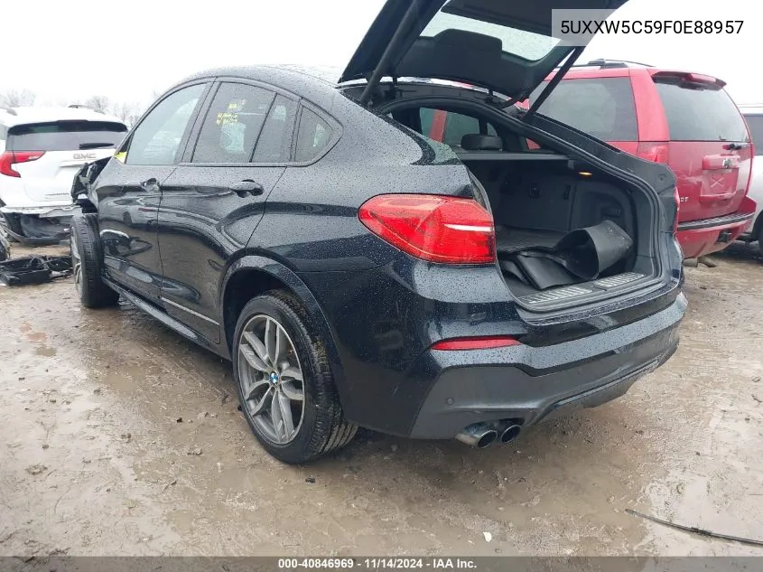 2015 BMW X4 xDrive35I VIN: 5UXXW5C59F0E88957 Lot: 40846969