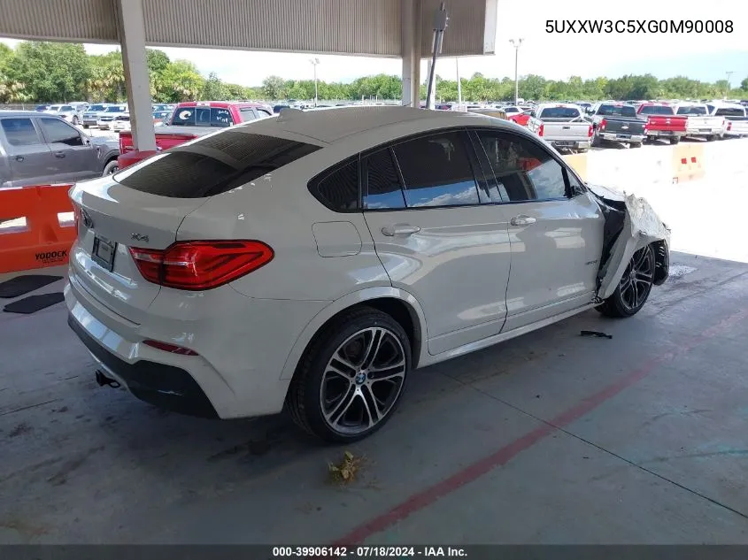 5UXXW3C5XG0M90008 2016 BMW X4 xDrive28I