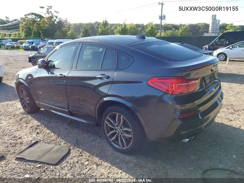 5UXXW3C50G0R19155 2016 BMW X4 xDrive28I