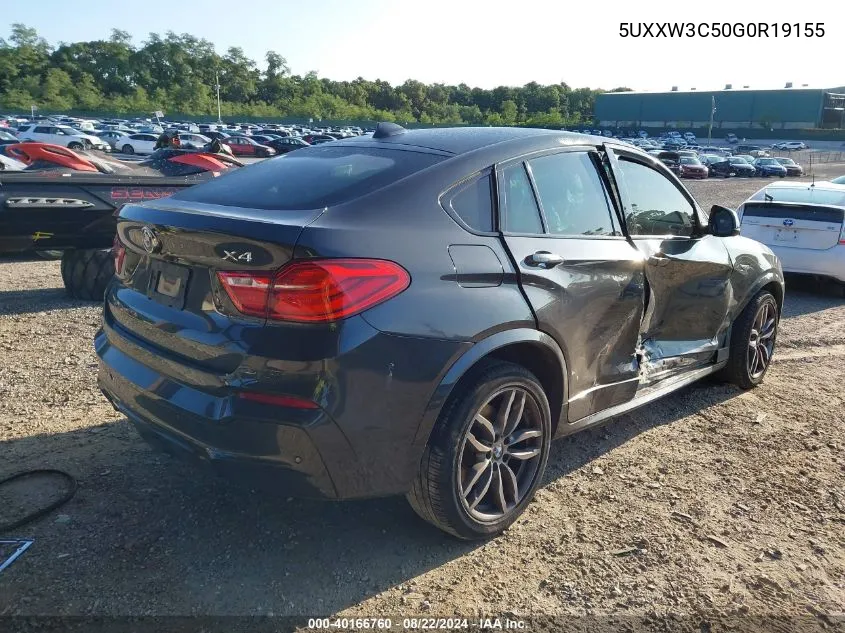 5UXXW3C50G0R19155 2016 BMW X4 xDrive28I