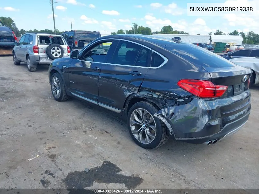 5UXXW3C58G0R19338 2016 BMW X4 xDrive28I