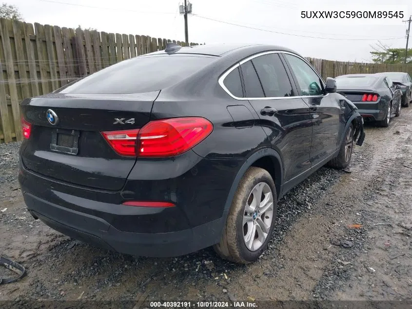 2016 BMW X4 xDrive28I VIN: 5UXXW3C59G0M89545 Lot: 40392191