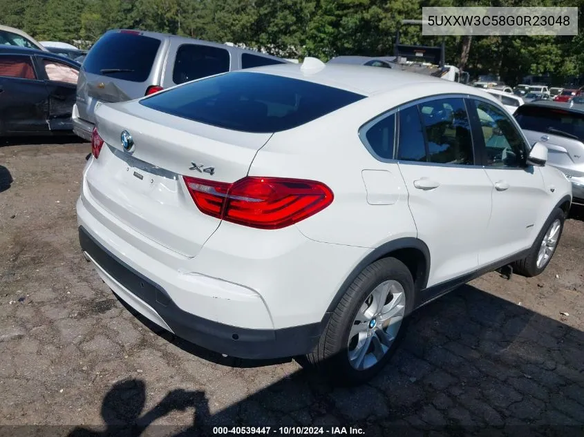 2016 BMW X4 xDrive28I VIN: 5UXXW3C58G0R23048 Lot: 40539447