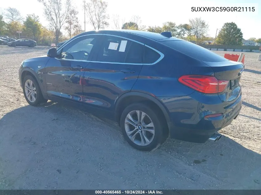 2016 BMW X4 xDrive28I VIN: 5UXXW3C59G0R21115 Lot: 40565465