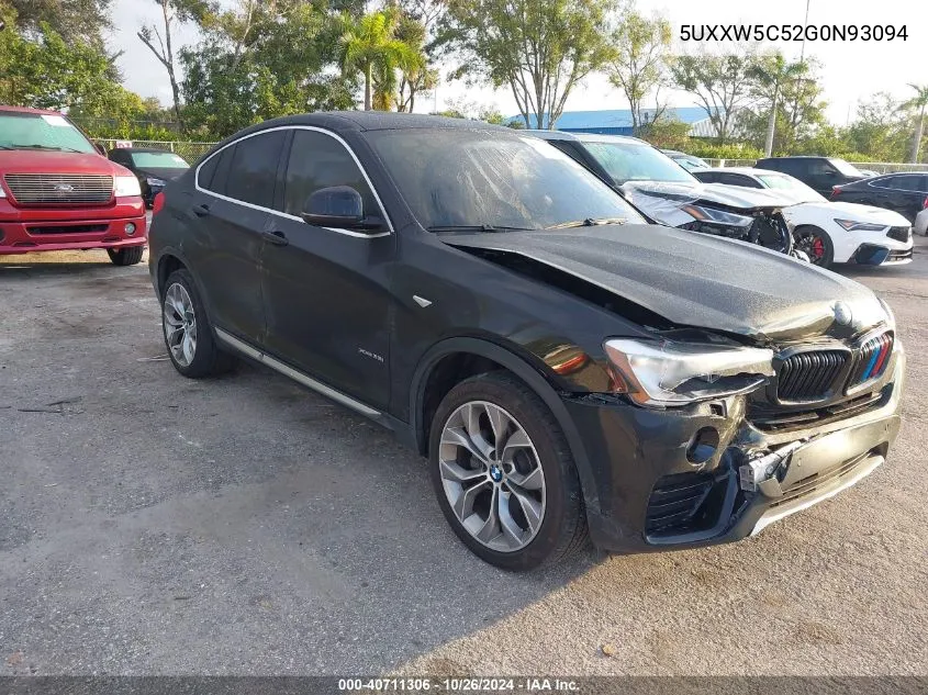 2016 BMW X4 xDrive35I VIN: 5UXXW5C52G0N93094 Lot: 40711306