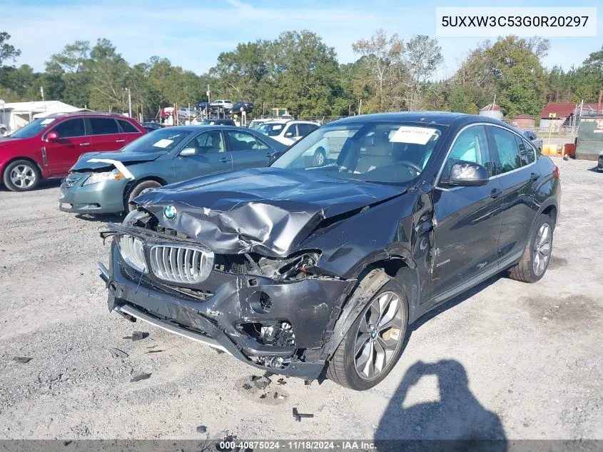 2016 BMW X4 xDrive28I VIN: 5UXXW3C53G0R20297 Lot: 40875024