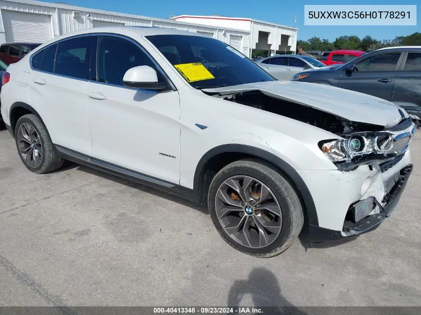 2017 BMW X4 xDrive28I VIN: 5UXXW3C56H0T78291 Lot: 40413348