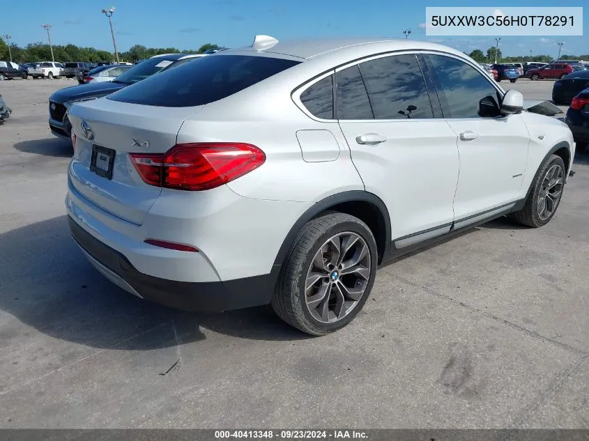 5UXXW3C56H0T78291 2017 BMW X4 xDrive28I