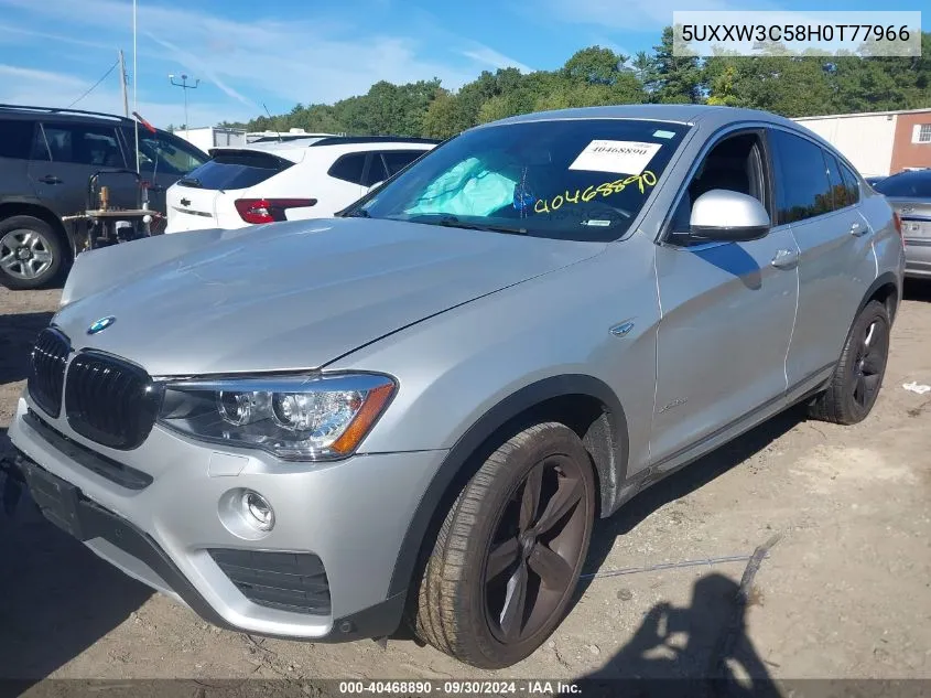 5UXXW3C58H0T77966 2017 BMW X4 xDrive28I