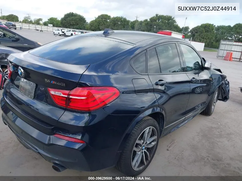 5UXXW7C52J0Z44914 2018 BMW X4 M40I