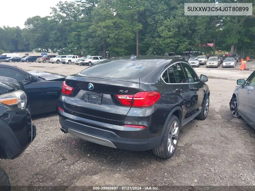 5UXXW3C54J0T80899 2018 BMW X4 xDrive28I