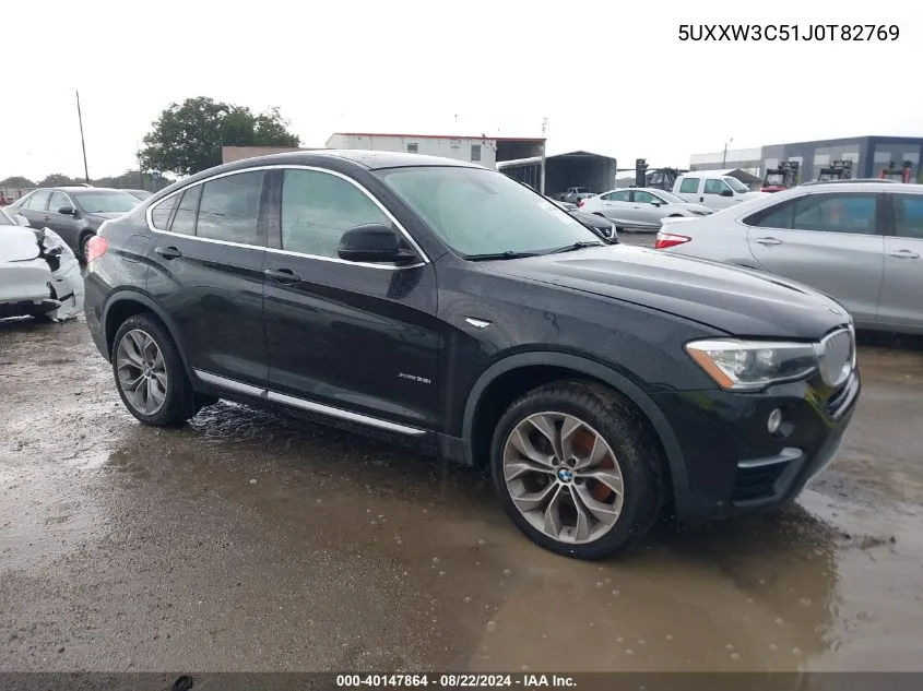 2018 BMW X4 xDrive28I VIN: 5UXXW3C51J0T82769 Lot: 40147864