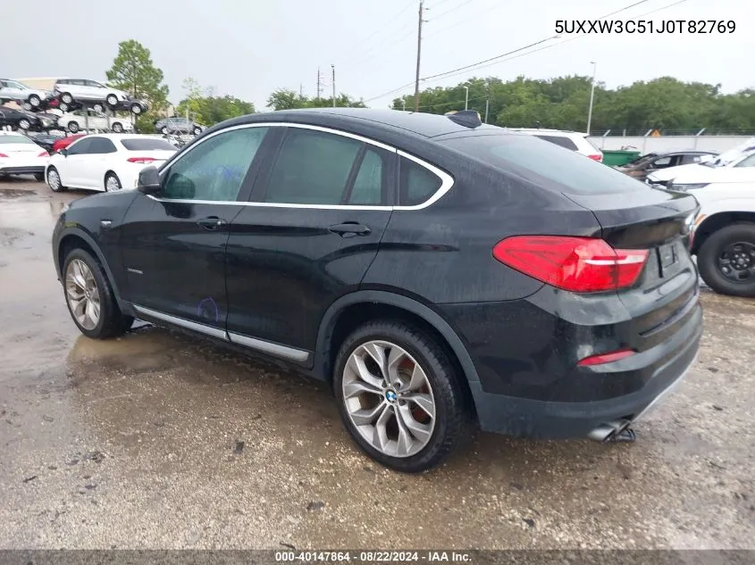 2018 BMW X4 xDrive28I VIN: 5UXXW3C51J0T82769 Lot: 40147864