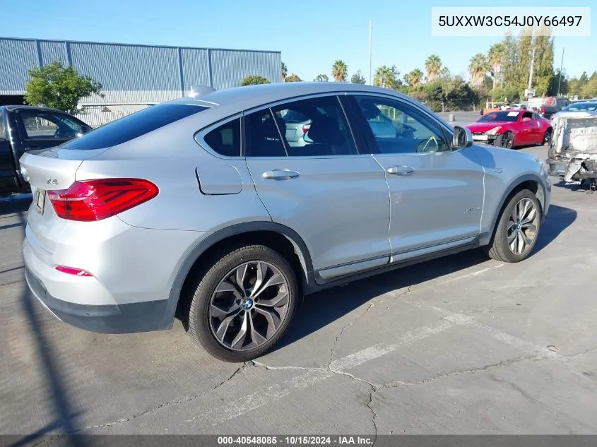 2018 BMW X4 xDrive28I VIN: 5UXXW3C54J0Y66497 Lot: 40548085