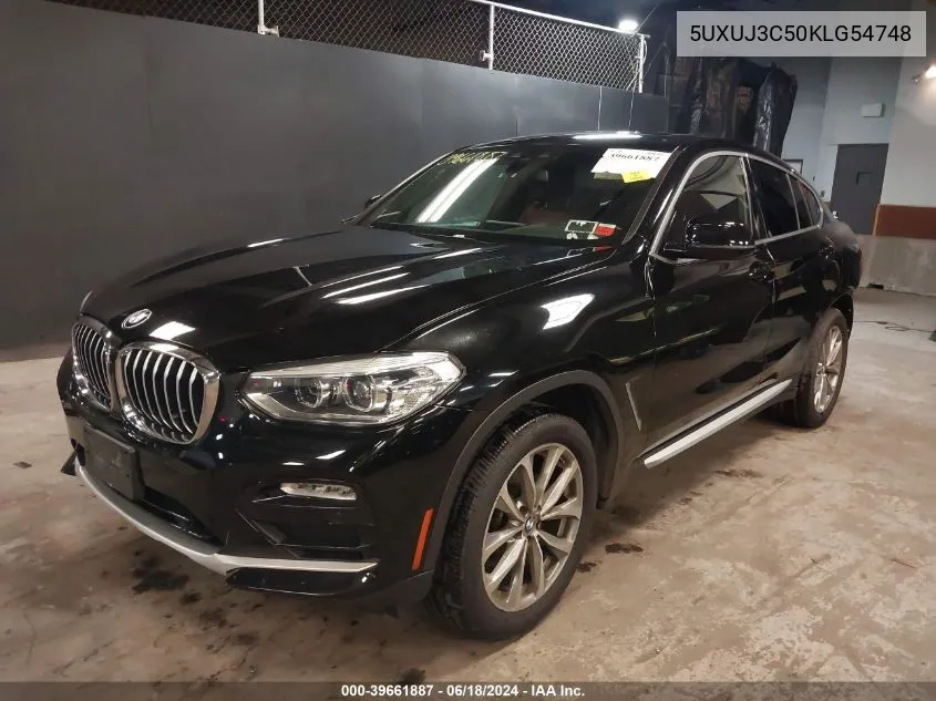 2019 BMW X4 xDrive30I VIN: 5UXUJ3C50KLG54748 Lot: 39661887