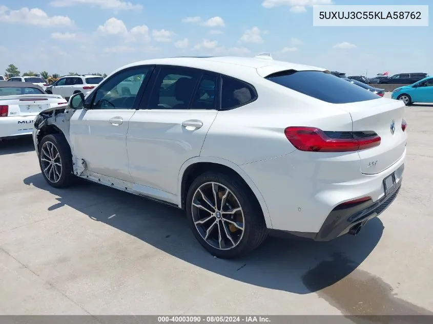 5UXUJ3C55KLA58762 2019 BMW X4 xDrive30I