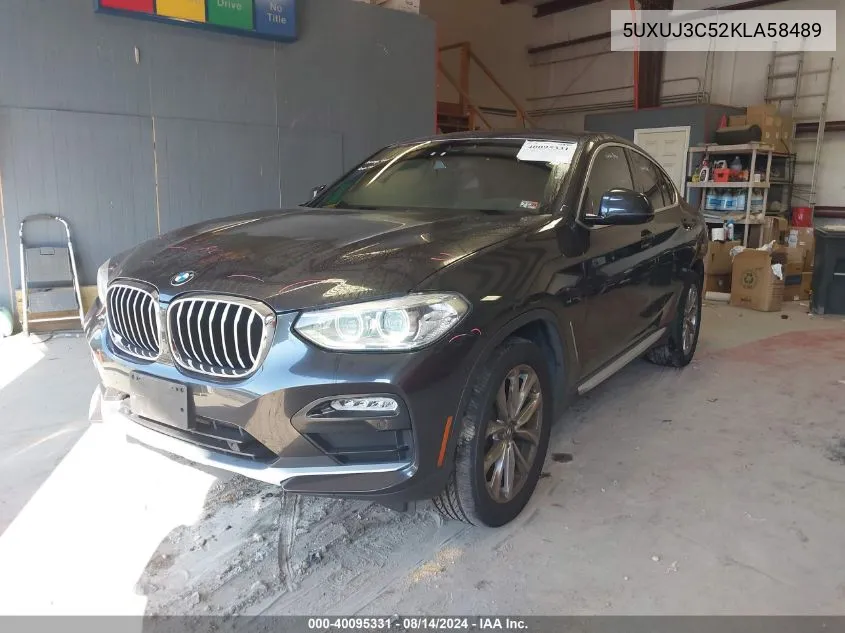 2019 BMW X4 xDrive30I VIN: 5UXUJ3C52KLA58489 Lot: 40095331