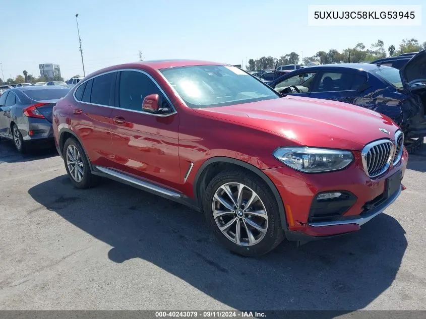 5UXUJ3C58KLG53945 2019 BMW X4 xDrive30I