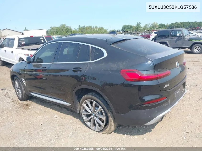 5UXUJ3C50KLG57536 2019 BMW X4 xDrive30I