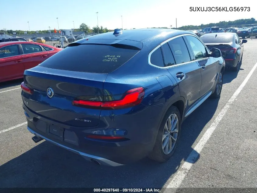 2019 BMW X4 xDrive30I VIN: 5UXUJ3C56KLG56973 Lot: 40297640