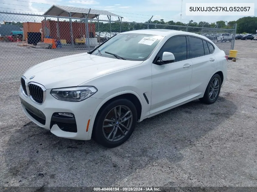 2019 BMW X4 xDrive30I VIN: 5UXUJ3C57KLG52057 Lot: 40466194