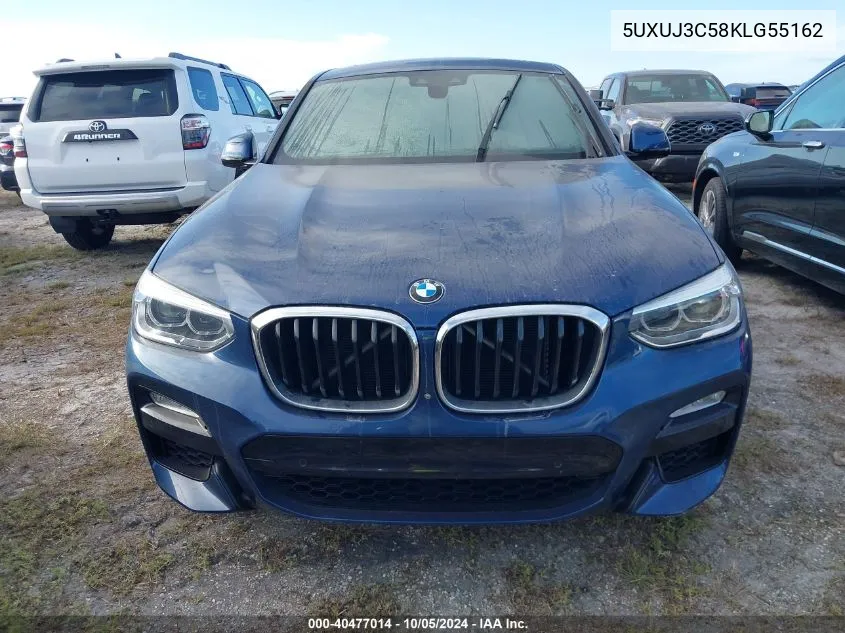 2019 BMW X4 xDrive30I VIN: 5UXUJ3C58KLG55162 Lot: 40477014