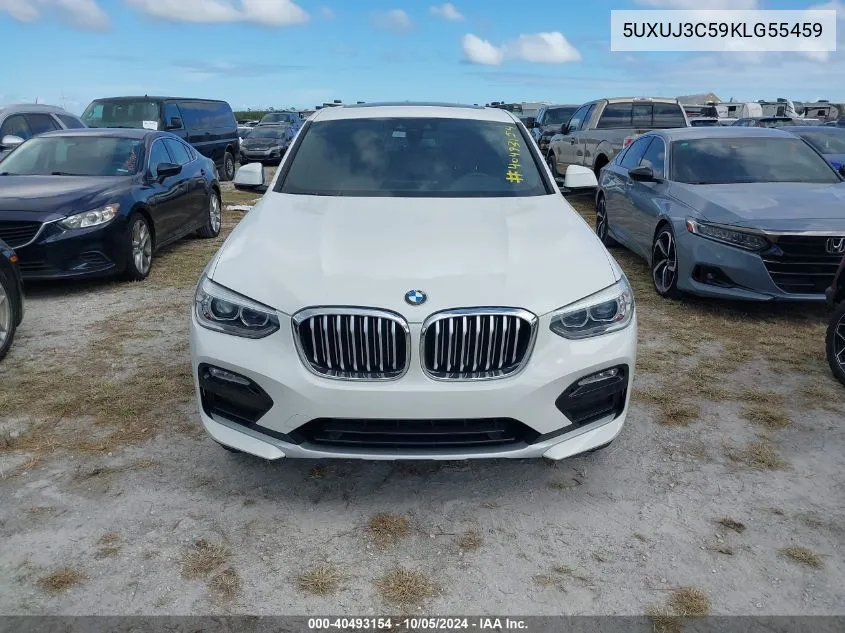 2019 BMW X4 xDrive30I VIN: 5UXUJ3C59KLG55459 Lot: 40493154