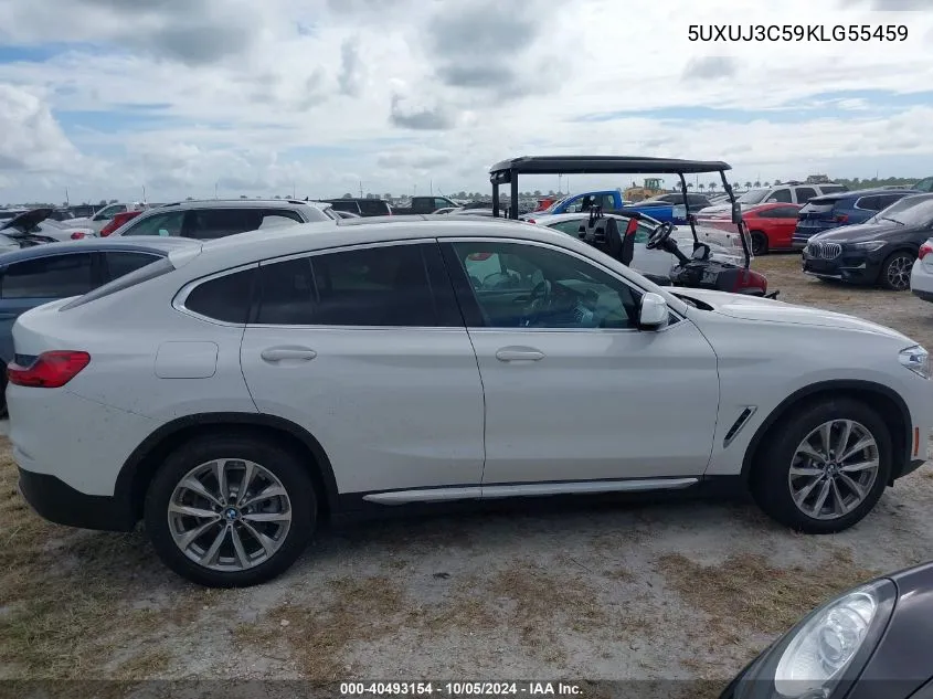 2019 BMW X4 xDrive30I VIN: 5UXUJ3C59KLG55459 Lot: 40493154