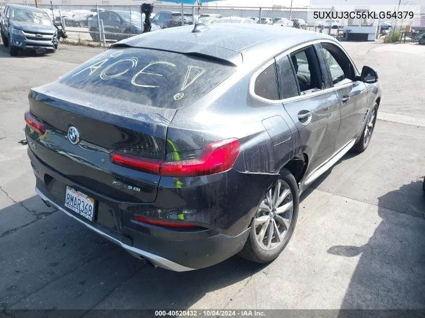 5UXUJ3C56KLG54379 2019 BMW X4 xDrive30I