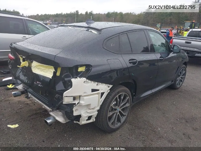 2020 BMW X4 xDrive30I VIN: 5UX2V1C04LLZ32795 Lot: 39304875